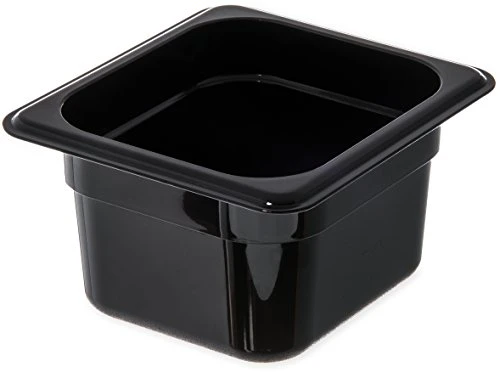 Carlisle FoodService Products 3086003 StorPlus High Heat Food Pan, 2.5" Deep, Third Size, Black, 1/3 Size (Pack Of 6) 5 Carlisle FoodService Products 3086003 StorPlus High Heat Food Pan, 2.5" Deep, Third Size, Black, 1/3 Size (Pack Of 6) - Image 5