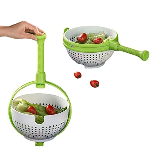 Salad Spinner,Fruit Washer,Fruit Washer Spinner,Salad Spinner Large,Lettuce Spinner,Manual Press Spin, Centrifugal Dehydration, Non-Slip Handle, Suitable For Vegetables, Fruits, Home, Kitchen. 1 Salad Spinner,Fruit Washer,Fruit Washer Spinner,Salad Spinner Large,Lettuce Spinner,Manual Press Spin, Centrifugal Dehydration, Non-Slip Handle, Suitable For Vegetables, Fruits, Home, Kitchen.