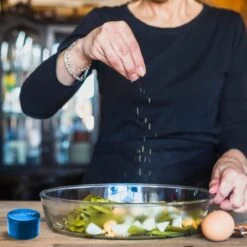 Metal Herb Grinder Knurled Top For Stronger Grip 3-Piece Large 2.7" (Blue) -Peugeot Shop 41ecAa6iYRL