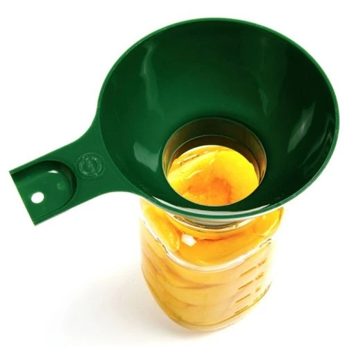 Canning Wide Mouth Plastic Funnel, Green, 4.75in/12cm 1 Canning Wide Mouth Plastic Funnel, Green, 4.75in/12cm