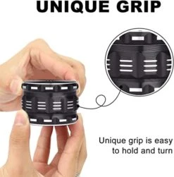 O.G. Grinder For Herbs & Spices, 2.5 Inch Herb Grinder Black Grinder Pink Grinder