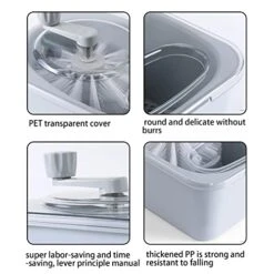 Washing Spinner Fruits | Fruit And Vegetable Washing Machine, Fruit Cleaning Device, Large Fruits Washing Spinner, 720 Degree Fruits Cleaning Spinner With Self-drain System (No Electricity Required) -Peugeot Shop 41ermNuVfJL