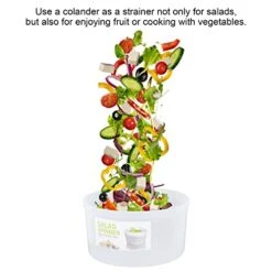 Vegetable Dryer, Vegetable Dryer Strainer Washer Salad Drainer Salad Bowl Multifunction Salad Drainer Drain System For Cooking 7 Vegetable Dryer, Vegetable Dryer Strainer Washer Salad Drainer Salad Bowl Multifunction Salad Drainer Drain System For Cooking -Peugeot Shop 41esDxB7XvL 3