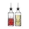 Oil And Vinegar Dispenser Cruet Set, Condiment Pourer Bottle - Dublin Collection