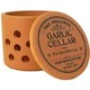- Garlic Keeper - Terracotta - Made In England - 4.25 Inches X 4 Inches