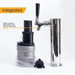 Bar-King Quick-Connect Kegerator Beer Line Cleaning Kit. Finally, Cleaning Your Lines Is Simple! (Comes With Cleaning Powder) - For Standard Kegs -Peugeot Shop 41f3A470lRL