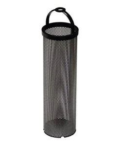 BS-8 Replacement Stainless Steel Strainer Basket - 3.1" X 12.4"