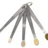 Measuring Spoons Set, Heavy Duty Stainless Steel Measuring Spoons, Mini Measuring Spoon For Cooking Baking, Tablespoon Teaspoon For Dry Or Liquid Ingredients, Fits In Spice Jar,set Of 5