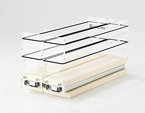Vertical Spice - 22x1x11 DC - Spice Rack W/2 Drawers - 10 Capacity - Best In Class - Easy Access - Size: 4.6" Width X 5.0" Height X 10.6" Depth - Made In USA 2 Vertical Spice - 22x1x11 DC - Spice Rack W/2 Drawers - 10 Capacity - Best In Class - Easy Access - Size: 4.6" Width X 5.0" Height X 10.6" Depth - Made In USA - Image 2