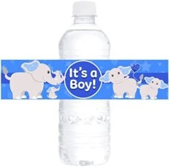 Uper Cute, Waterproof, Boy Or Girl? Water Bottle Label 24 PK. Fun, Elephant Party Favor Design. Durable, Pink And Blue Favors For Baby Shower, Sprinkles Or Gender Reveal. Guests Love Our Drink Labels 15 Uper Cute, Waterproof, Boy Or Girl? Water Bottle Label 24 PK. Fun, Elephant Party Favor Design. Durable, Pink And Blue Favors For Baby Shower, Sprinkles Or Gender Reveal. Guests Love Our Drink Labels -Peugeot Shop 41fWX026FsL. AC