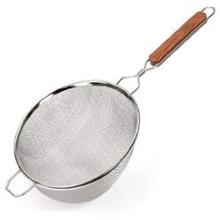 FBA_Does Not Apply 10" Strainer/Double Mesh/Stainless Steel, Silver