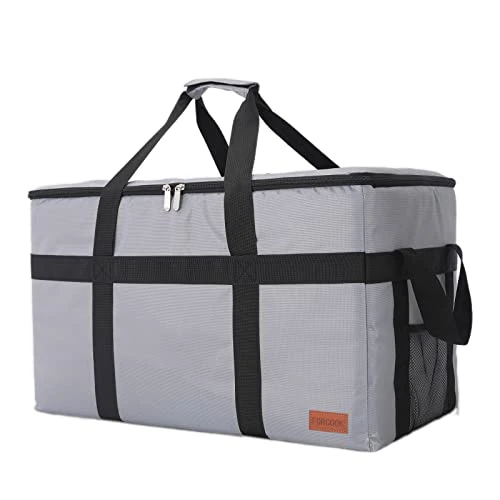 Insulated Food Delivery XXL Commercial Bag Grocery Bags Hot Bags For Delivery Waterproof - Premium Food Warmer Bag For Uber Eats And Doordash With Hard Bottom Black 8 Insulated Food Delivery XXL Commercial Bag Grocery Bags Hot Bags For Delivery Waterproof - Premium Food Warmer Bag For Uber Eats And Doordash With Hard Bottom Black - Image 8