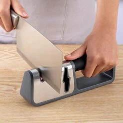 Knife Sharpeners, 2 Stage Best Knife Sharpener, 3-in-1 Quality Kitchen Knives And Scissors Sharpener With Diamond, Ceramic Wheel, Tungsten 9 Knife Sharpeners, 2 Stage Best Knife Sharpener, 3-in-1 Quality Kitchen Knives And Scissors Sharpener With Diamond, Ceramic Wheel, Tungsten -Peugeot Shop 41fppCAWxWL