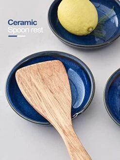 Ceramic Spoon Rest For Kitchen, Spoon Holder For Stove Top, Coffee Spoon Rest, Spoon Cradle, Kitchen Basics, Kitchen Accessories For Utensils, Set Of 1, Reactive Glaze Blue 8 Ceramic Spoon Rest For Kitchen, Spoon Holder For Stove Top, Coffee Spoon Rest, Spoon Cradle, Kitchen Basics, Kitchen Accessories For Utensils, Set Of 1, Reactive Glaze Blue -Peugeot Shop 41fqTakzZAL