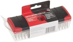 4166 7-Inch Soft Grip Stainless Steel Scrub Brush