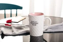 -World's Greatest Mom-16 OZ Coffee And Tea Cups-For Mom,lady, Wife,Valentine's Day Or Anniversary - Birthday Gift Ceramic Office Fun Gifts Deal With White Cute Mugs-Funny Mom Mug -Peugeot Shop 41g9knxFojL