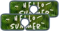 15" Microfiber Cloth Kitchen Faucet Absorbent Mat Splash Guard Drip Water Catcher Countertop Drying Protector Pads Faucet Behind For Bedroom Farmhouse Summer Time 2PCS -Peugeot Shop 41gAoy9KJWL. AC 1