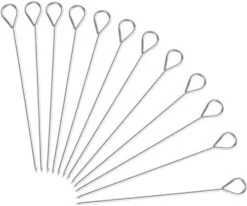 30 Pcs 6 Inches Turkey Lacers For Trussing Turkey,Stainless Steel Skewers Turkey Pins For Trussing Turkey And Poultry 11 30 Pcs 6 Inches Turkey Lacers For Trussing Turkey,Stainless Steel Skewers Turkey Pins For Trussing Turkey And Poultry -Peugeot Shop 41gD1MI8I3L. AC