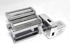 Marcato Arcato Atlas 180 Pasta, Made In Italy, Stainless Steel, 180-Millimeters Wide, Includes Machine With Cutter, Hand Crank, And Instructions -Peugeot Shop 41gDvzwvY3L. AC