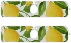 Beautiful Flower 2 PCS Faucet Absorbent Mat, Kitchen Faucet Sink Splash Guard, Polyester Material Faucet Splash Catcher, Water Absorbent Mat Behind Faucet, Faucet Mat For Kitchen Sink Machine Washable 20 Beautiful Flower 2 PCS Faucet Absorbent Mat, Kitchen Faucet Sink Splash Guard, Polyester Material Faucet Splash Catcher, Water Absorbent Mat Behind Faucet, Faucet Mat For Kitchen Sink Machine Washable -Peugeot Shop 41gH7tndhmL. AC