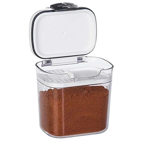 Pworks Mini ProKeeper 1.5 Cup Spice, Herb, Baking Soda/Powder, Snack Airtight Food Storage Container, Clear 2 Pworks Mini ProKeeper 1.5 Cup Spice, Herb, Baking Soda/Powder, Snack Airtight Food Storage Container, Clear - Image 2