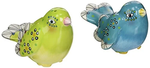 Birds Of Fancy Salt And Pepper Set, 2-1/8-Inch, 2-3/8-Inch 1 Birds Of Fancy Salt And Pepper Set, 2-1/8-Inch, 2-3/8-Inch