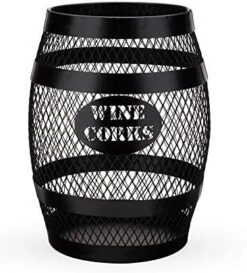 Old World Cork Holder, Decorative Wine Cork Storage And Decor, Set Of 1, Metal With Rustic Bronze Finish Globe Cage Cork Display -Peugeot Shop 41ggRO0IqYL. AC