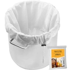 Brew Bag, 2 Pack Extra Large (26" X 22") Straining Bag,Reusable Cold Brew Bags Fine Mesh Bag For Fruit Cider Apple Grape Wine Press Drawstring Straining Brew In A Bag