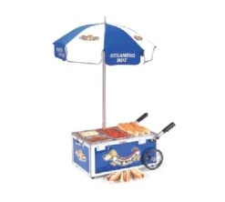 Nemco 6550-DW Mini Hot Dog Steamer Cart