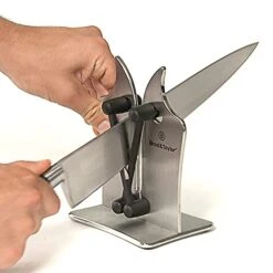 Professional Knife Sharpener | 3-Action Tungsten Carbide (Stainless Steel) -Peugeot Shop 41gnXop0CxL