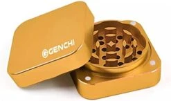 Herb Grinder Anodized Aluminum (Gun Metal 2 Layer) -Peugeot Shop 41gsmhg80uL. AC