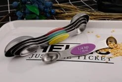 Magnetic Measuring Spoons Stainless Steel Teaspoon And Tablespoon Measurement Spoon Set Of 5 For Dry And Liquid Ingredients -Peugeot Shop 41gvu7NyRhL