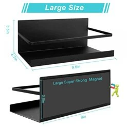 Feokely 2 Pack Magnetic Spice Rack, Premium Quality Magnetic Spice Rack For Refrigerator, Strong Magnetic Spice Rack For Holding Jars, Perfect Space Saving Magnetic Shelf 8 Feokely 2 Pack Magnetic Spice Rack, Premium Quality Magnetic Spice Rack For Refrigerator, Strong Magnetic Spice Rack For Holding Jars, Perfect Space Saving Magnetic Shelf -Peugeot Shop 41gwOLyxzxL