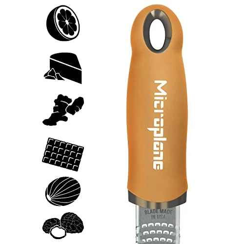 Microplane Premium Classic Zester Grater - Mustard 2 Microplane Premium Classic Zester Grater - Mustard - Image 2