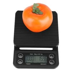 Highly Accurate Multifunction Food Scale Large Back-lit LCD Display Precision Food Measuring Tool Drip Coffee Weighing With Timer(2#) -Peugeot Shop 41h3RNSQdwL