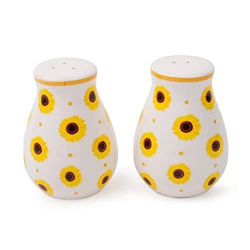 Unflower Salt And Pepper Shaker Set In Decorative Sunflower Box-Sunflower Décor - Sunflower Kitchen -Yellow And White Salt And Pepper Shakers 1 Unflower Salt And Pepper Shaker Set In Decorative Sunflower Box-Sunflower Décor - Sunflower Kitchen -Yellow And White Salt And Pepper Shakers