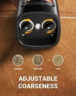 Sangcon 2 In 1 Electric Salt And Pepper Grinder Set, Battery Powered Salt And Pepper Mill, Automatic One-Handed Operation Refillable Grinder With Light, Adjustable Ceramic Grinders, Metallic Gunmetal 13 Sangcon 2 In 1 Electric Salt And Pepper Grinder Set, Battery Powered Salt And Pepper Mill, Automatic One-Handed Operation Refillable Grinder With Light, Adjustable Ceramic Grinders, Metallic Gunmetal -Peugeot Shop 41h56qqRVaL