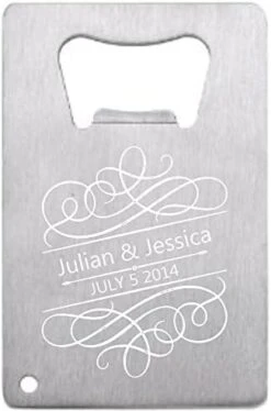 Customized Wedding Favor Credit Card Opener Personalized For Guests Stainless Filigree 12 Pieces 26 Customized Wedding Favor Credit Card Opener Personalized For Guests Stainless Filigree 12 Pieces -Peugeot Shop 41h9dCxp4L. AC 1