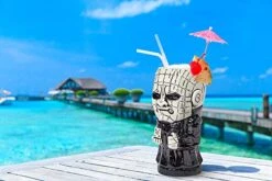Geeki Tikis Hellraiser Pinhead Mug | Official Hellraiser Collectible Tiki Style Horror Ceramic Cup | Holds 26 Ounces -Peugeot Shop 41hB7e6AnXL