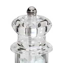 Küchenprofi Classic Mini Salt Grinder Mill, 4.1-Inch, Clear Acrylic -Peugeot Shop 41hIGdXr9tL