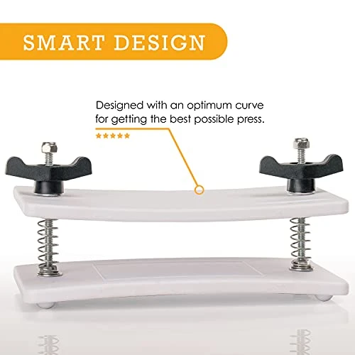 Extra Firm Tofu Press - By Healthy Express - Premium Curved Plates For Superior Pressing Results On Firm And Extra Firm Tofu. Perfect Press Every Time! 2 Extra Firm Tofu Press - By Healthy Express - Premium Curved Plates For Superior Pressing Results On Firm And Extra Firm Tofu. Perfect Press Every Time! - Image 2