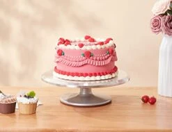 Aluminium Alloy Revolving Cake Stand 12 Inch Rotating Cake Turntable For Cake, Cupcake Decorating Supplies -Peugeot Shop 41hU6uu7pBL