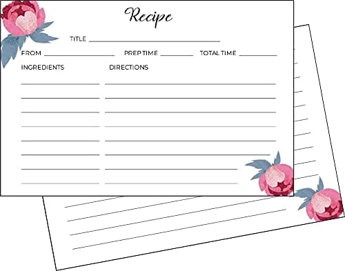 Eart&Berry Lemon Recipe Cards 4x6 Double Sided - Set Of 50 Thick Recipe Cards 9 Eart&Berry Lemon Recipe Cards 4x6 Double Sided - Set Of 50 Thick Recipe Cards - Image 9