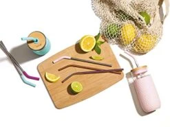 Impact Reusable Stainless Steel Straws With Cleaning Brush, 4 Piece, June Breeze 13 Impact Reusable Stainless Steel Straws With Cleaning Brush, 4 Piece, June Breeze -Peugeot Shop 41hbIcOh7bL