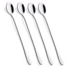 Iware 9-Inch Long Handle Iced Tea Spoon, Coffee Spoon, Ice Cream Spoon, Stainless Steel Cocktail Stirring Spoons, Set Of 4