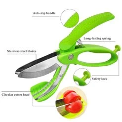Salad Scissors For Chopped Salad, Toss And Chop Salad Tongs, Salad Chopper Salad Cutter, Kitchen Salad Scissors, Multifunction Double Blade Salad Chopper For Lettuce Fruits -Peugeot Shop 41hkqkSCHSL