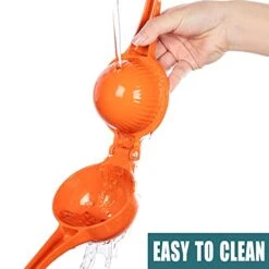 Manual Juicer Lemon Lime Juicer, Metal Juicer Citrus Squeezer, Professional Manual Juicer Kitchen Tool (Orange) -Peugeot Shop 41hpDe5344S
