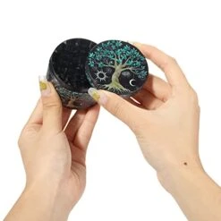 GENERIC Large Grinder, 2.5inch Boho Life Tree Sun And Moon Grinder 10 GENERIC Large Grinder, 2.5inch Boho Life Tree Sun And Moon Grinder -Peugeot Shop 41hrB11M3AL