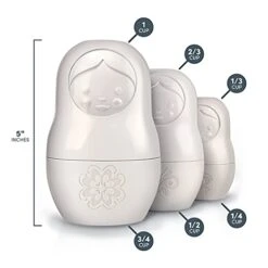 Matryoshka Measuring Cups, Set Of 6, White -Peugeot Shop 41hrqSd0lQL