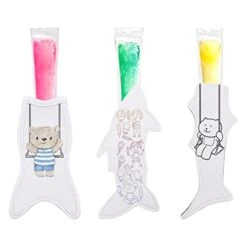 15 Pieces Reusable Popsicle Holders Popsicle Bags Freezer Ice Pop Sleeves Antifreezing Ice Pop Holders, White Fish Style 17 15 Pieces Reusable Popsicle Holders Popsicle Bags Freezer Ice Pop Sleeves Antifreezing Ice Pop Holders, White Fish Style -Peugeot Shop 41i9E6wlkeL